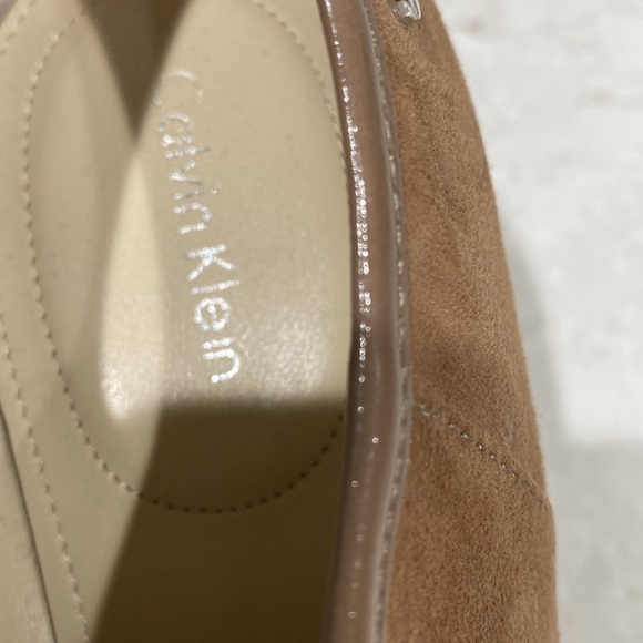 Calvin Klein Brown Suede Booties - Picture 4 of 7